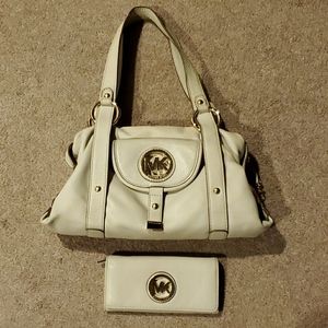 Michael Kors Fulton satchel and wallet